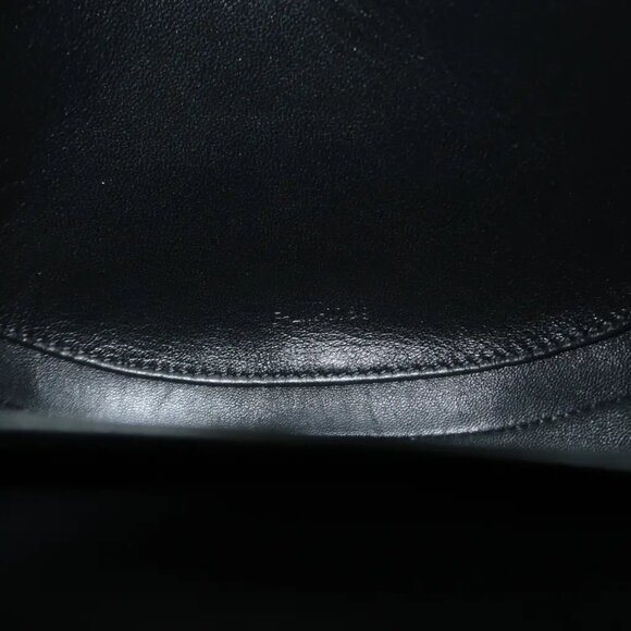 100% Authentic CELINE Besace Black Leather Shoulder Bag - Picture 11 of 12